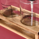 Wooden & Glass Bathroom Set 3 Pcs